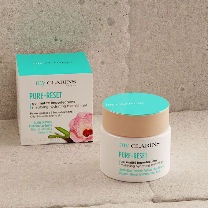 My Clarins RE-BOOST matifying hydrating blemish gel