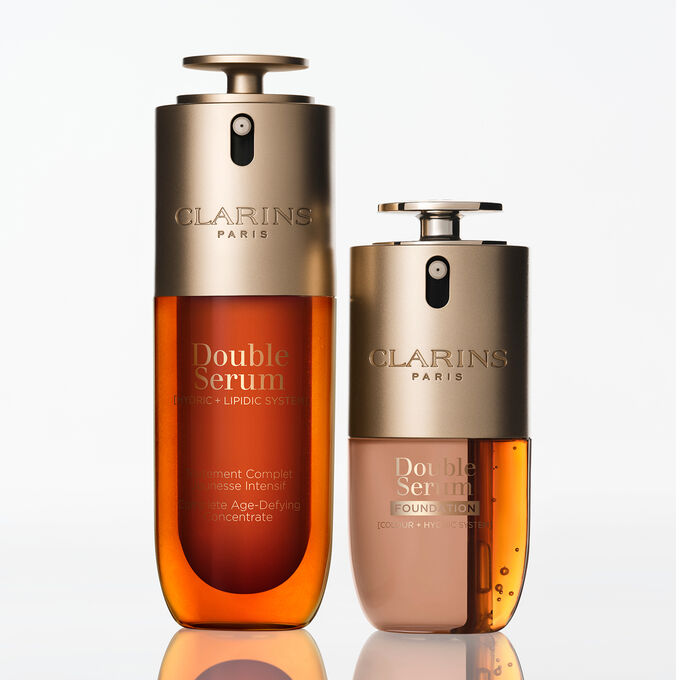 DOUBLE SERUM FOUNDATION &ndash; Hybridn&yacute; a rozjasňuj&uacute;ci makeup na b&aacute;ze s&eacute;ra