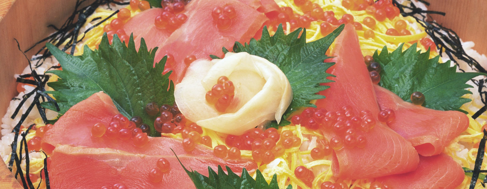 Perilla on a dish