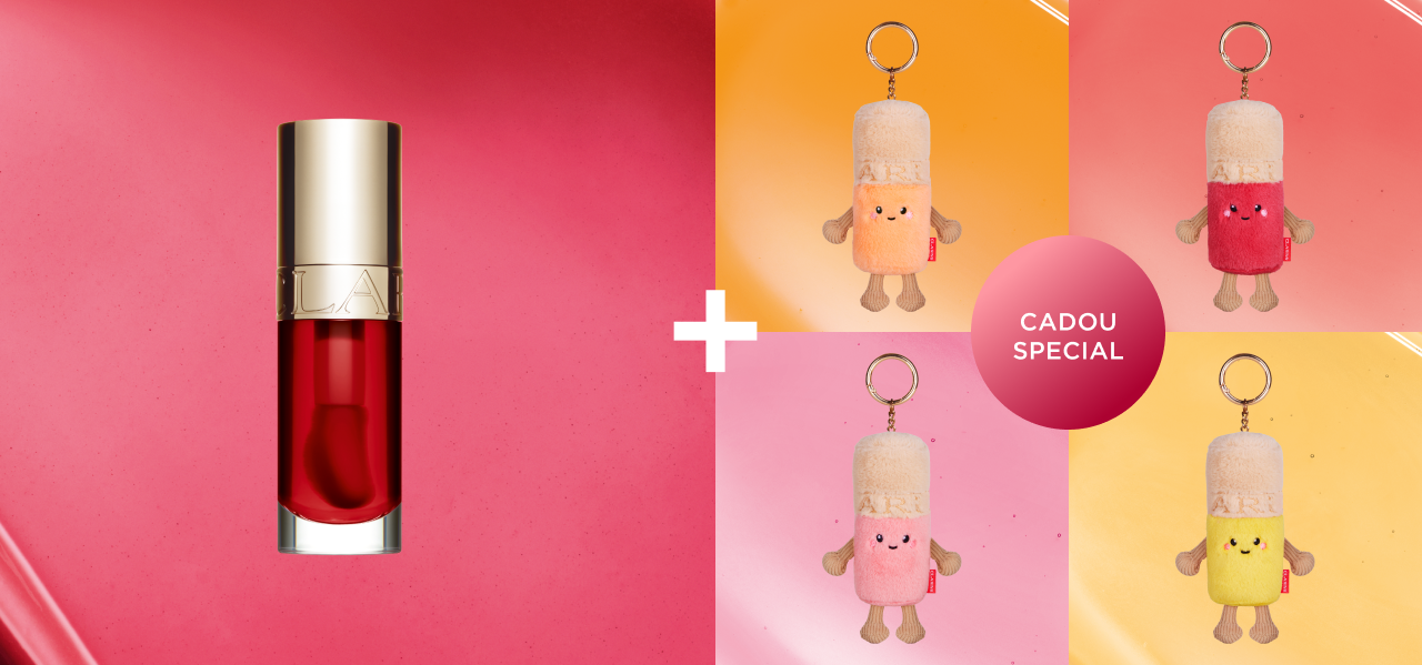 Lip Oil and plushie